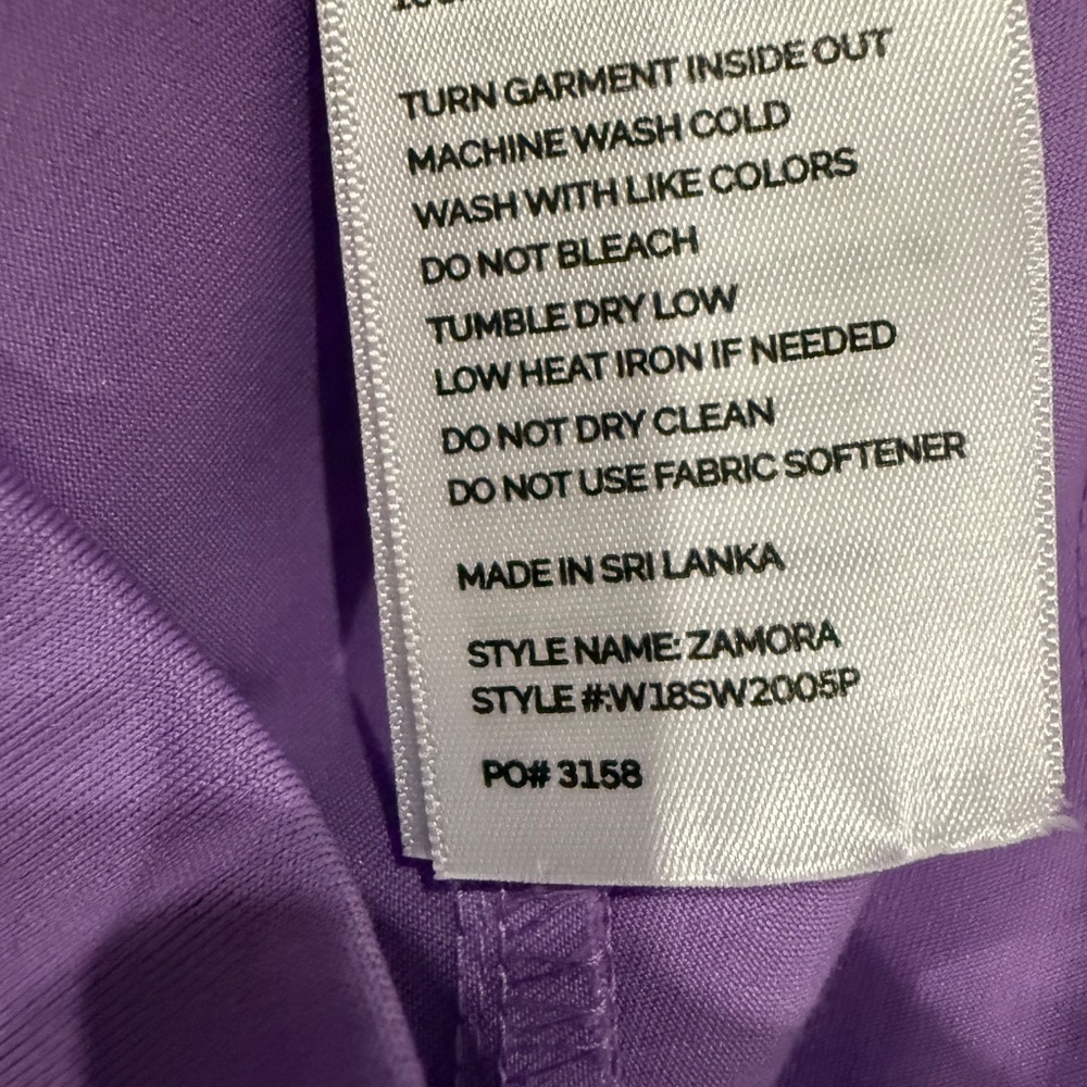 Figs zamora light purple Petite Large pants - Picture 6 of 16